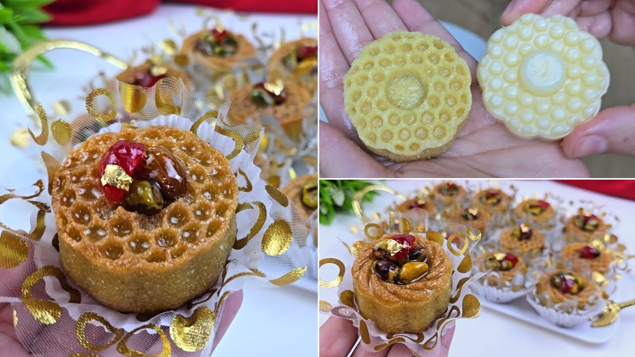 مقروط الكوشة على شكل وردة و شهدة 😍 بدون نقاش ✅️ مرمل و معسل للقلب .. وصفة ناجحة من أول تجربة