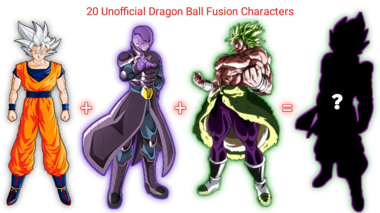 20 Unofficial Dragon Ball Fusion Characters | CharlieCaliph - YouTube
