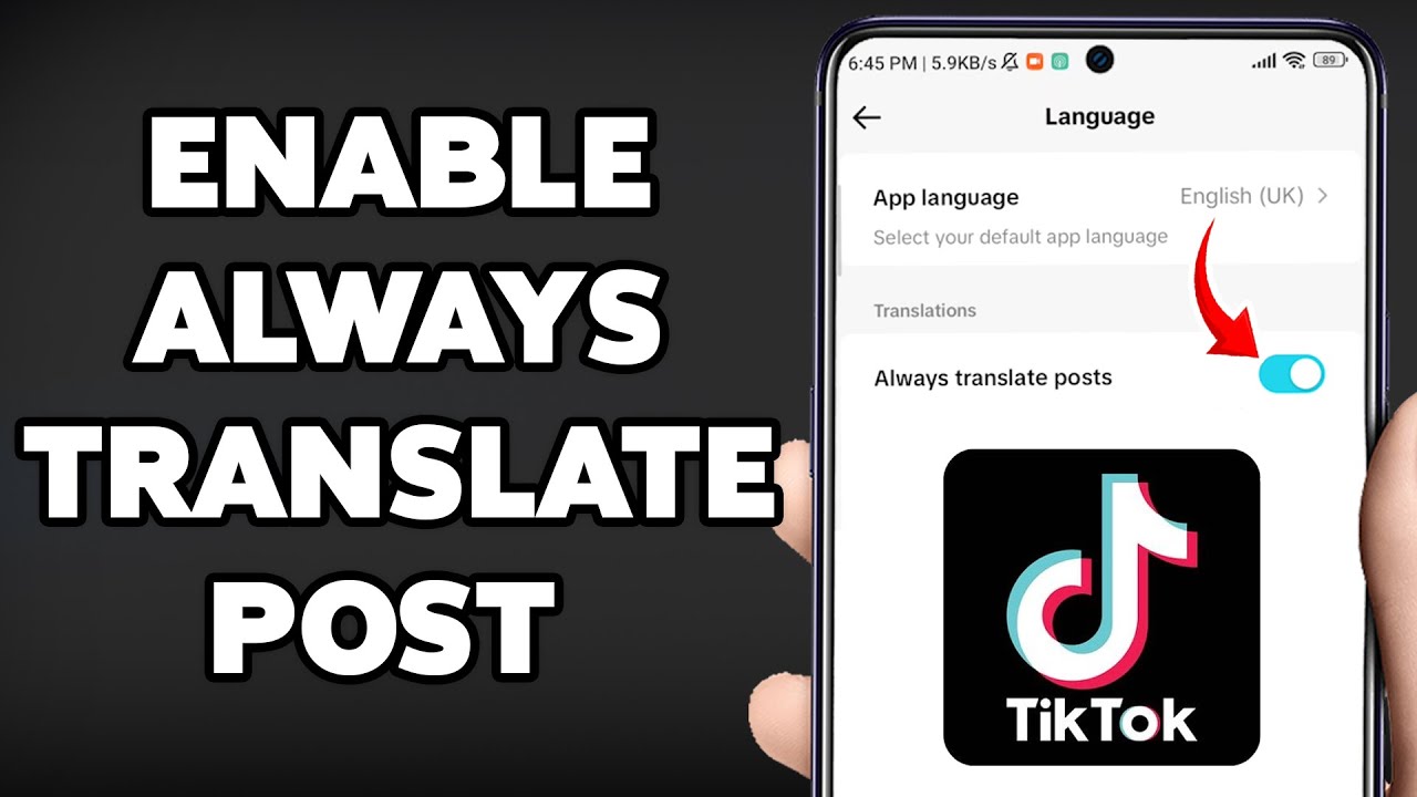 How To Enable Always Translate Post On TikTok 2025