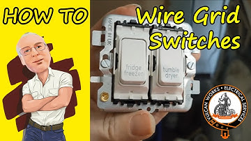 HOW TO wire a dual grid switch (Also known as a modular switch)