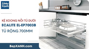 BepXANH.com | Giới thiệu kệ xoong nồi tủ dưới Ecalite EL-EP7003B