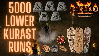 5000 Lower Kurast Runs - Can we find the Infinity? - Diablo 2 Resurrected