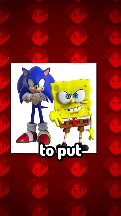 I RECREATED The 'Sonic x SpongeBob' Meme in 3D?!
