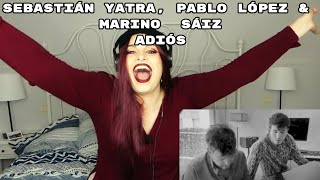 REACCIÓN: ADIÓS - SEBASTIÁN YATRA, PABLO LÓPEZ & MARIANO SÁIZ | Cristina Black & White