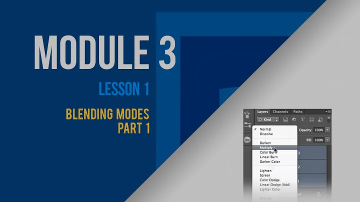 FREE Adobe Photoshop CS6 Tutorials - Blending modes part 1