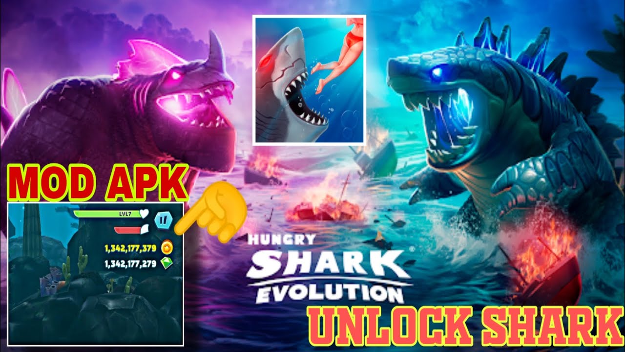 Hungry Shark Evo Mod Apk Latest Version • Hungry Shark