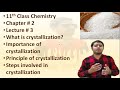 what is Crystallization &amp; its steps | Separation Tecnique|Purification of Sample|#kids#science