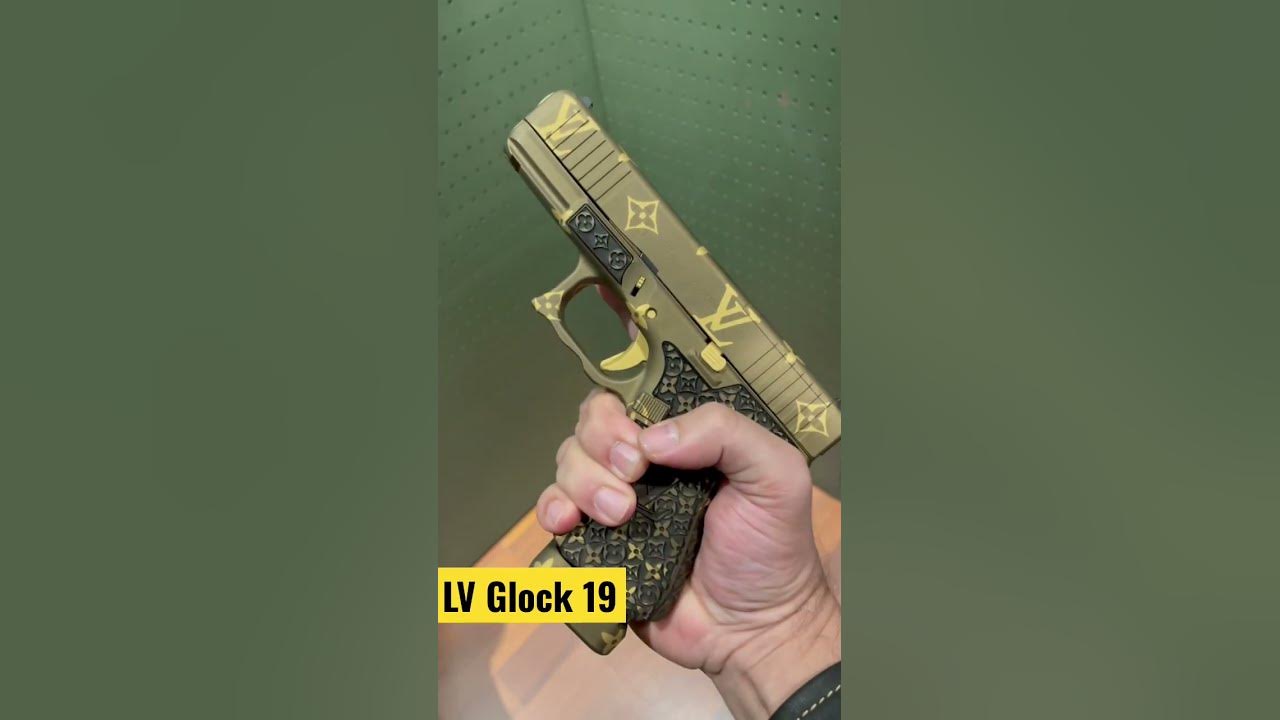 L.V. Glock 9mm Custom 2 Color Cerakote - Toms Custom Guns