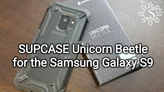 Распаковка: Гибридный чехол SUPCASE Unicorn Beetle для Samsung Galaxy S9