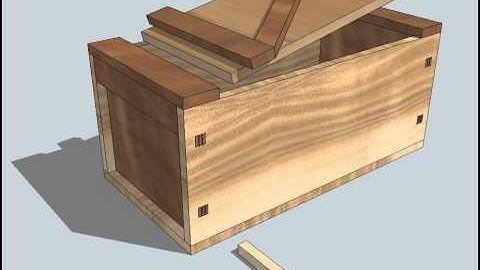 Japanese Toolbox Lid Animation