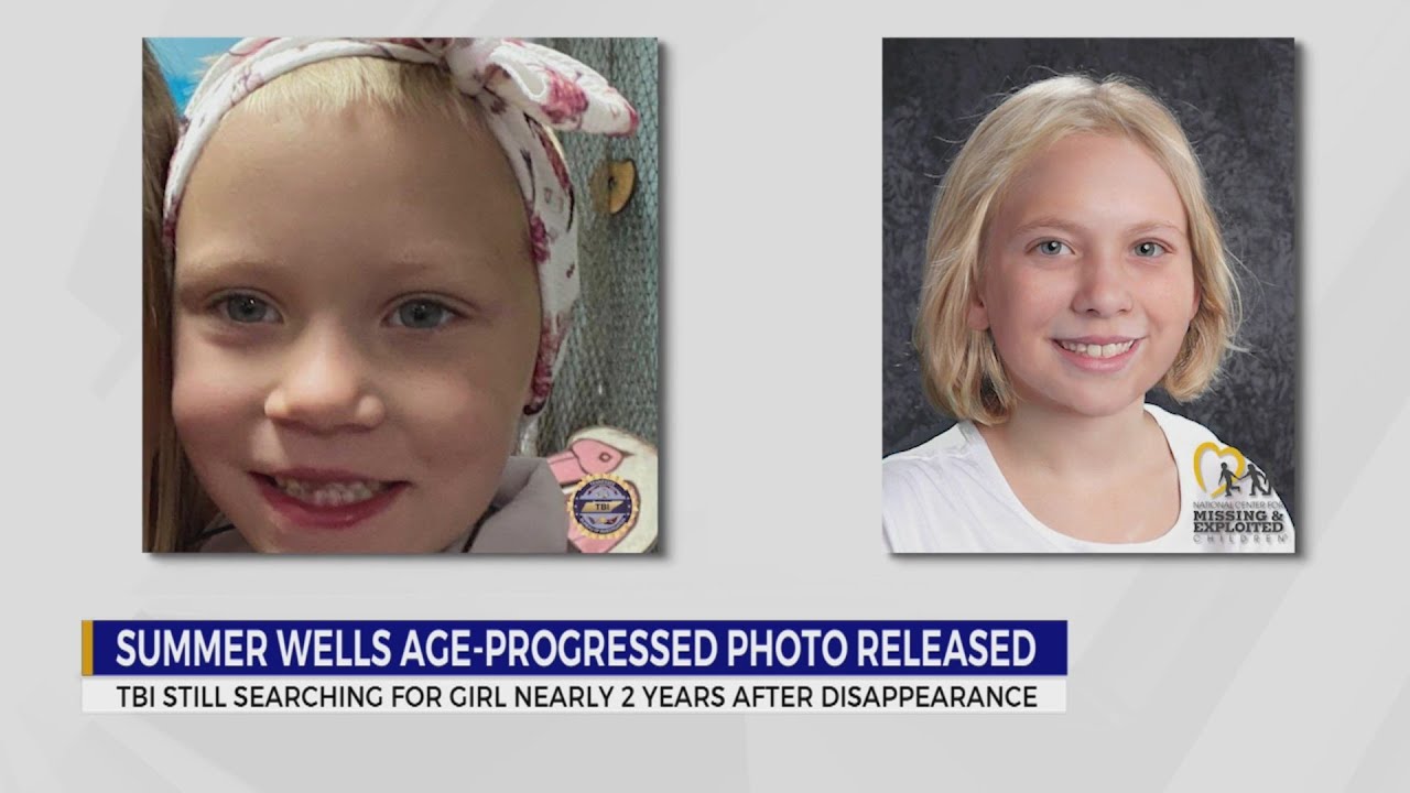 TBI releases age-progressed photo of Summer Wells