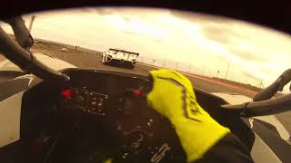 Driving The Rush SR at COTA - Visor Cam