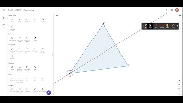 Angle Bisectors in a Triangle- Geogebra