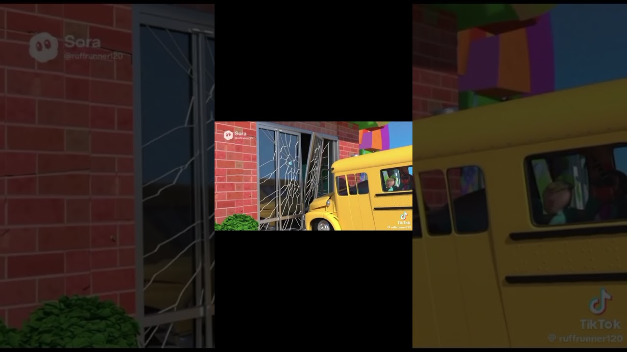 the wheel on the bus #ai #cocomelon