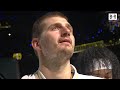 Nikola Jokić Gets Emotional Watching Nuggets Raise The Championship Banner