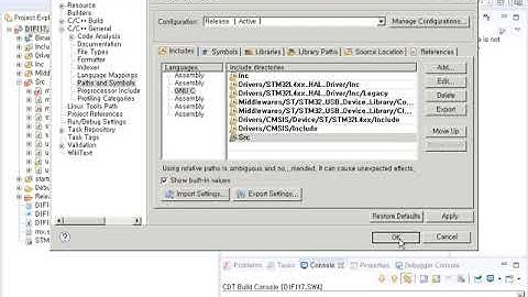 SW4STM32 include path add   1