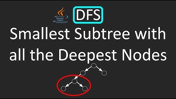 LeetCode - 865. Smallest Subtree with all the Deepest Nodes | DFS | Java