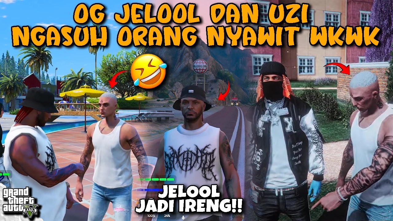 GINI JADINYA KALO KETUA GANGSTER NGURUS ORANG M4BOK BIKIN NGAKAK WKWK😭😂!! GTA V ROLEPLAY