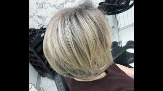 Air Touch на короткие волосы в разных оттенках Air Touch на короткие волосы в разных оттенках