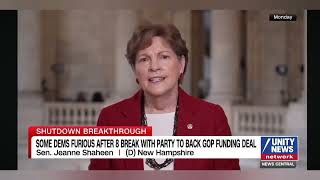 'An absolute disgrace' : Some Democrats furious after vote to reopen government 