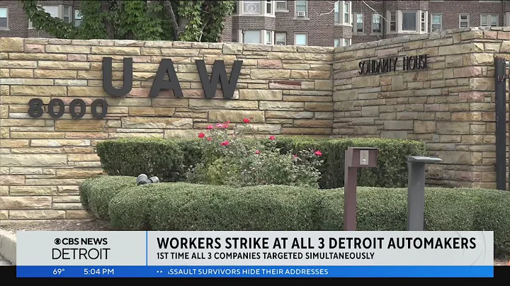 UAW members strike at all 3 Detroit automakers