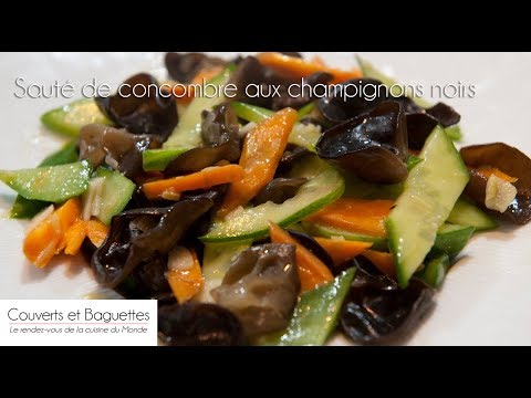 Wok de légumes aux champignons noirs - La tendresse en cuisine