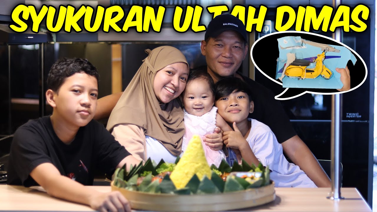 BANCAAN!! SYUKURAN ULANG TAHUN DIMAS YANG KE 10, DIMAS MINTA MAINAN ...