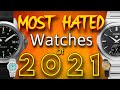 Most Hated Watches Of 2021 - Watches That Got The Most Hate In 2021   Timex Bulova Patek IWC Zodiac