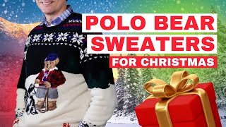 Polo Bear Sweaters for Christmas 2023 - Unboxing Video Ralph Lauren Gifts