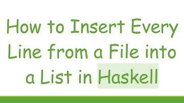 How to Insert Every Line from a File into a List in Haskell