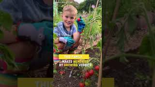 This family makes memories by growing veggies #shorts