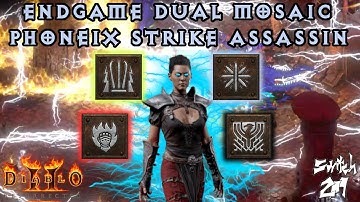 Endgame MF Mosaic Phoenix Strike Build Guide: Absolutely Unstoppable On P8! - Diablo 2 Resurrected
