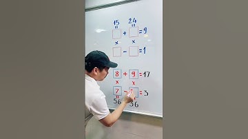 Cộng trừ nhân chia luyện trí thông minh 🤪#mathstricks