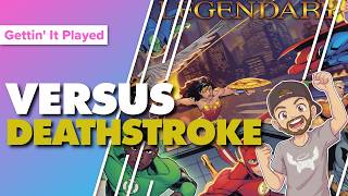 Legendary DC Deck Building Game vs Deathstroke Playthrough & First Impressions