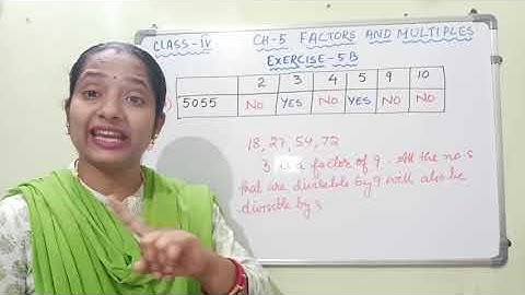 Class 4 Ch-5 Factors and Multiples (Exercise-5B)