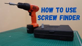 How to use a Screw Finder - Black & Decker