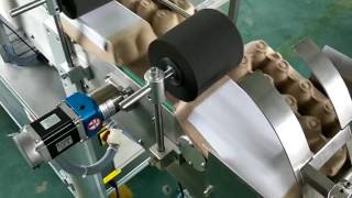 egg cartons auto labeling machine