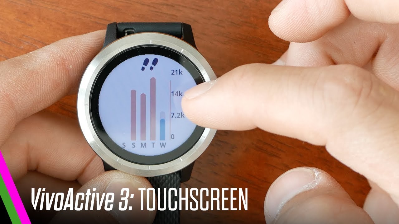 VivoActive 3 Review - Touchscreen 