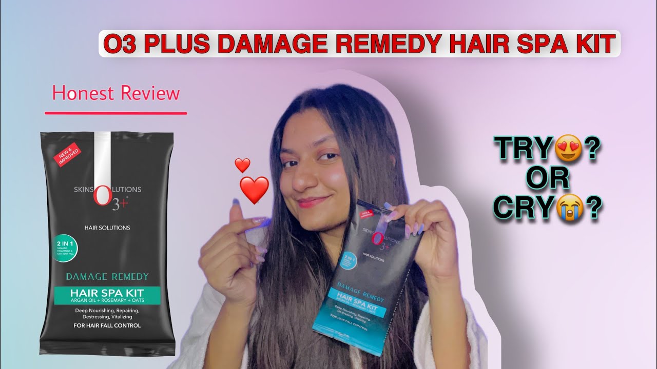 Trying O3 Plus Hair Spa Kit at home HONEST REVIEW. Try or Cry