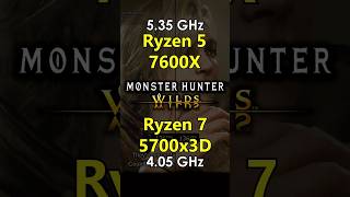Ryzen 7 5700x3D vs Ryzen 5 7600X in Monster Hunter Wilds | RTX 3080 Ti