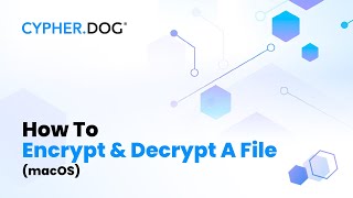 How To Encrypt & Decrypt A File (macOS)