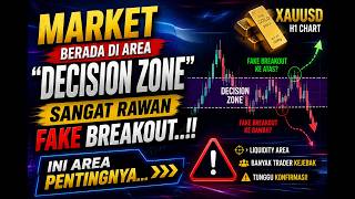 The market is in the "DECISION ZONE" area, very prone to fake breakouts...!! screenshot 5