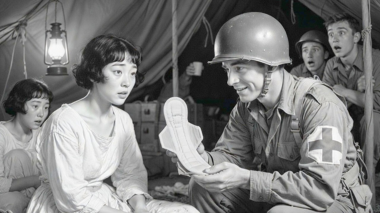 “For Us?” — Why American Medics SHOCKED This 18-Year-Old Japan POW Woman With Sanitary Pads