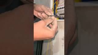 MCB box power main line tips || 3 phase distribution board connection #electrician #shortsfeed