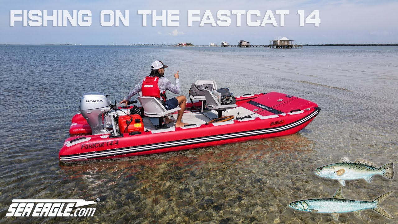 Topwater Flats Fishing on the FastCat 14 for Ladyfish and Sea