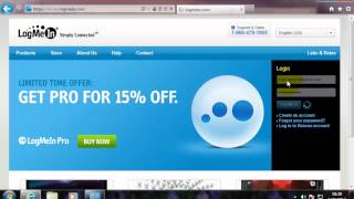 Free Remote Desktop Access with LogMeIn