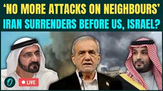 Iran President LIVE: IRGC Halts Strikes On U.S Bases | Iran’s Surrender Before U.S, Israel Begins?