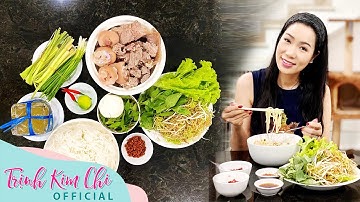 Trịnh Kim Chi nấu bún bò Huế cực ngon như quán đãi cả gia đình