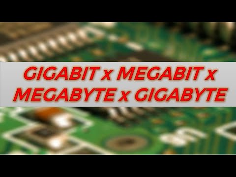 Vídeo: Qual é mais megabits ou gigabits?