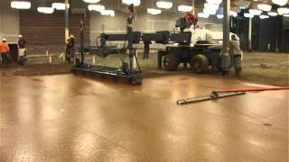 Colored Concrete Floor Placement